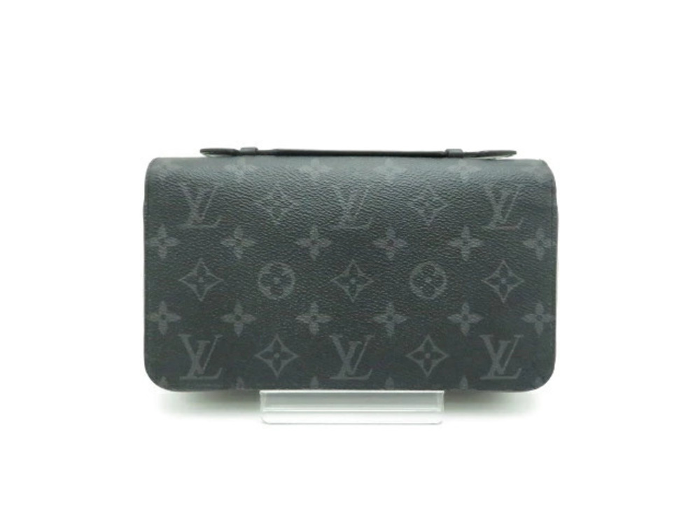 LOUIS VUITTON Bag Shoulder Zippy Monogram Eclipse Black